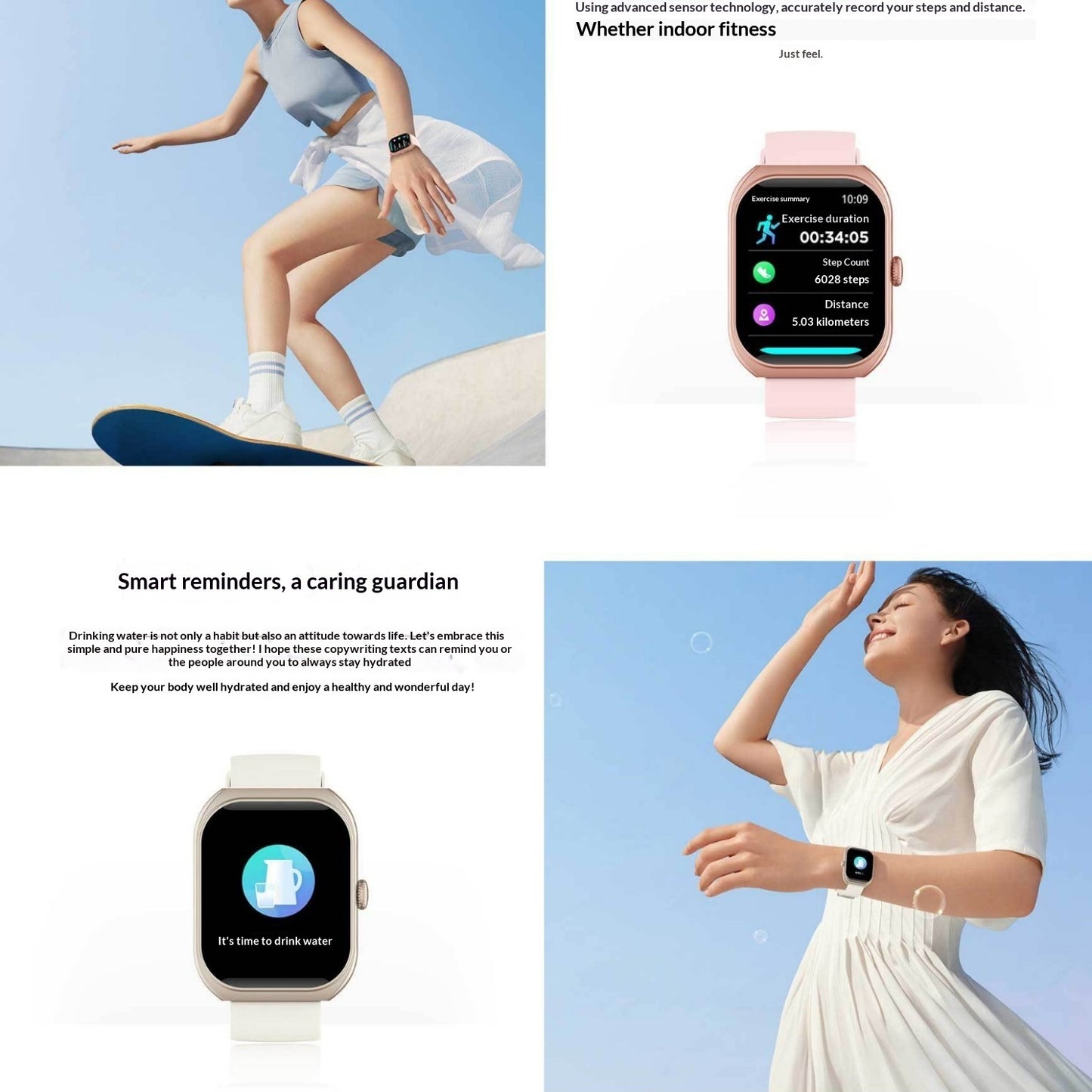 montre intelligente fitness